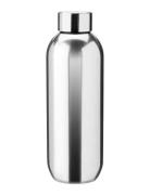 Keep Cool Vacuum Insulated Bottle 0.6 L. Home Kitchen Water Bottles Silver Stelton