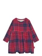 Rutig Klänning Dresses & Skirts Dresses Casual Dresses Long-sleeved Casual Dresses Red Ma-ia Family