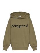 Organic Sweat Heidi Sweatshirt Tops Sweatshirts & Hoodies Hoodies Green Mads Nørgaard