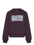 Organic Sweat Talinka Sweatshirt Tops Sweatshirts & Hoodies Sweatshirts Burgundy Mads Nørgaard