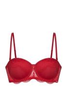 Zelina Bandeau Lingerie Bras & Tops Wired Bras Red Dorina