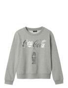 Nlfsusi Cocacola Sweat Bru Bfu Tops Sweatshirts & Hoodies Sweatshirts Grey LMTD