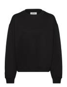 Essence Standard Sweatshirt Tops Sweatshirts & Hoodies Sweatshirts Black Weekday