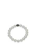 Laney Elastic Pearl Brace Silver/M Accessories Jewellery Bracelets Pearl Bracelets Silver SNÖ Of Sweden