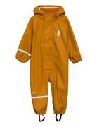 Rainwear Suit -Solid Pu Outerwear Coveralls Rainwear Coveralls Orange CeLaVi