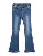 The New Flared Jeans, Blue Denim Noos Bottoms Jeans Bootcut Jeans Blue The New