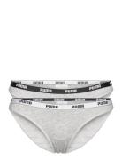 Puma Women Bikini 2P Pack Sport Panties Briefs Grey PUMA