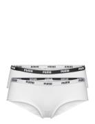 Puma Women Hipster 2P Pack Sport Panties Hipster & Boyshorts White PUMA