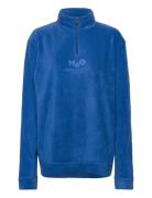 Blåvand Ii Fleece Half Zip Tops Sweatshirts & Hoodies Fleeces & Midlayers Blue H2O