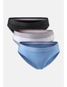 Women's Organic Cotton Bikini 3-Pack Sport Panties Briefs Multi/patterned Danish Endurance