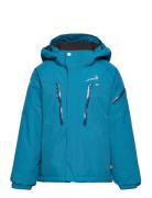 Helicopter Winter Jacket Kids Teal Sport Snow-ski Clothing Snow-ski Jacket Blue ISBJÖRN Of Sweden