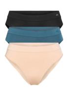 Women's Bamboo Bikini 3-Pack Sport Panties Briefs Multi/patterned Danish Endurance