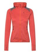 Rabot Active Mid Hood W Jacket Sport Women Sport Clothing Sport Fleeces & Midlayers Red Bergans