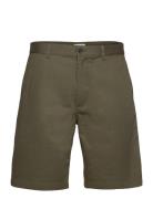 Jonathan Light Twill Shorts Designers Shorts Chinos Shorts Green Wood Wood