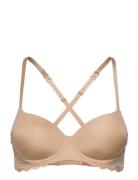 Angie Pd Lingerie Bras & Tops T-shirt Bras Beige Hunkemöller