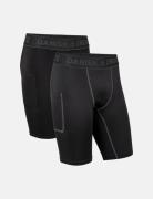 Men's Compression Shorts 2-Pack Sport Running-training Tights Black Danish Endurance