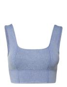 Washed Denim Seamless Bra Sport Bras & Tops Sports Bras - All Blue Aim´n