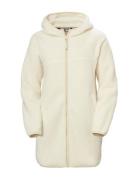 W Maud Pile Jacket Tops Sweatshirts & Hoodies Fleeces & Midlayers Cream Helly Hansen