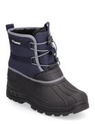 Icicle Jr Sport Winter Boots Winter Boots W. Laces Blue Hummel