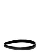 Vegan Diadem Narrow Plain Accessories Hair Accessories Hair Band Black Corinne