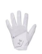 Ua Women Isochill Golf Glove Sport Gloves Finger Gloves White Under Armour