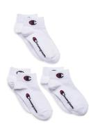 3Pk Quarter Socks Sport Socks & Tights Socks White Champion