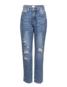 Mom Destroy Premium Blue Bottoms Jeans Loose Jeans Blue Grunt