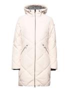 Rona Jkt W Sport Coats Padded Coats Cream Five Seasons