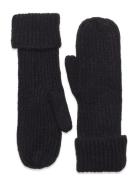 Pcpyron New Mittens Noos Bc Accessories Gloves Thumb Gloves Black Pieces