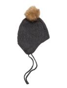 Nmmwrilla Wool Knit Hat Xxiii Accessories Headwear Hats Winter Hats Grey Name It