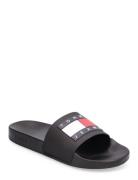 Tommy Jeans Pool Slide Ess Shoes Summer Shoes Sandals Pool Sliders Black Tommy Hilfiger