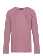 Hmlwingo T-Shirt L/S Sport T-shirts Long-sleeved T-Skjorte Pink Hummel