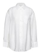 Os Linen Shirt Tops Shirts Linen Shirts White GANT