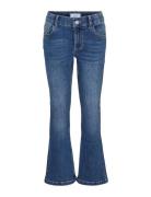 Vmriver Flar Dnm Jns Vi3336 Ga Girl Noos Bottoms Jeans Bootcut Jeans Blue Vero Moda Girl