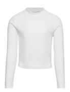 Koglinea Life L/S Short Top Jrs Tops T-shirts Turtleneck White Kids Only