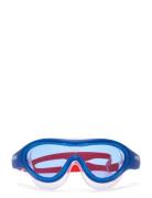 The Mask Jr Clear-White-Lightblue Sport Sports Equipment Swimming Accessories Blue Arena