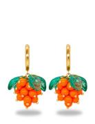 Cloudberry Cute Earrings Designers Jewellery Earrings Hoops Gold ANNELE