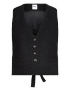 Frida - Elegant Bouclé Blazers Sleeveless Blazers Black Day Birger Et Mikkelsen