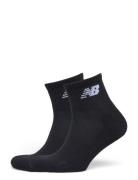 Unisex Response Performance Quarter 2 Pack Sport Sport Clothing Sport Socks Black New Balance