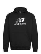 Sport Essentials Fleece Logo Hoodie Sport Men Sport Clothing Sport Sweatshirts & Hoodies Sport Hoodies Black New Balance