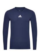 Team Base Tee Sport Base Layer Tops Navy Adidas Performance