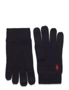 Signature Pony Wool Gloves Accessories Gloves Finger Gloves Black Polo Ralph Lauren