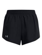 Ua Fly By 3'' Shorts Bottoms Shorts Sport Shorts Black Under Armour