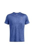 Vanish Elite Vent Prtd Ss Sport Men Men Sports Clothes Sport Tops Sport T-Skjorte Blue Under Armour