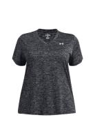 Tech Ssv- Twist& Sport Women Sport Clothing Sports Tops & T-shirts Sport T-Skjorte Black Under Armour