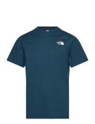 M Ss Box Nse Celebration Tee Sport Men Sports Clothes Sport Tops Sport T-Skjorte Blue The North Face