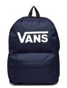 Old Skool Print Backpack Sport Women Sport Training Bags Sport Backpacks Navy VANS