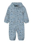 Nbmalfa08 Softshell Suit Small City Fo Outerwear Coveralls Softshell Coveralls Blue Name It