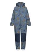 Nmmalfa08 Softshell Suit Aop Fo Noos Outerwear Coveralls Softshell Coveralls Blue Name It