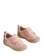 Prewalker Velcro Kei Print Shoes Pre-walkers - Beginner Shoes  Pink Wheat